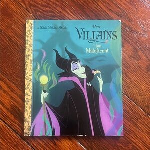 Disney Maleficent Book Cover Art - Black & Purple